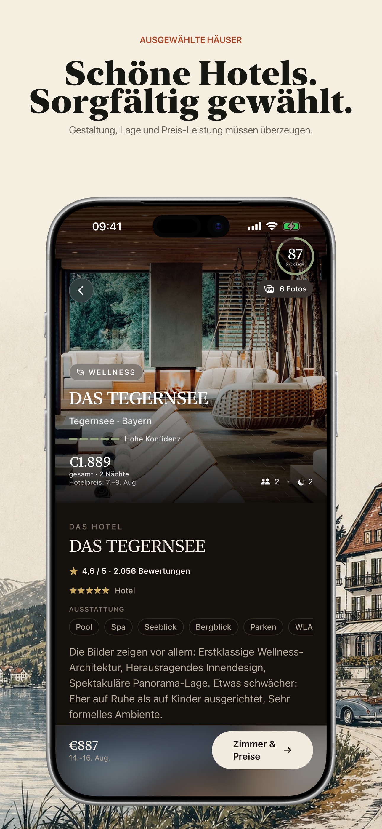 Cuvoya zeigt eine kleine Auswahl schöner Hotels